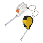 Compact Keychain Tape Measure with Dual-Sided Metric & Inch Measurements