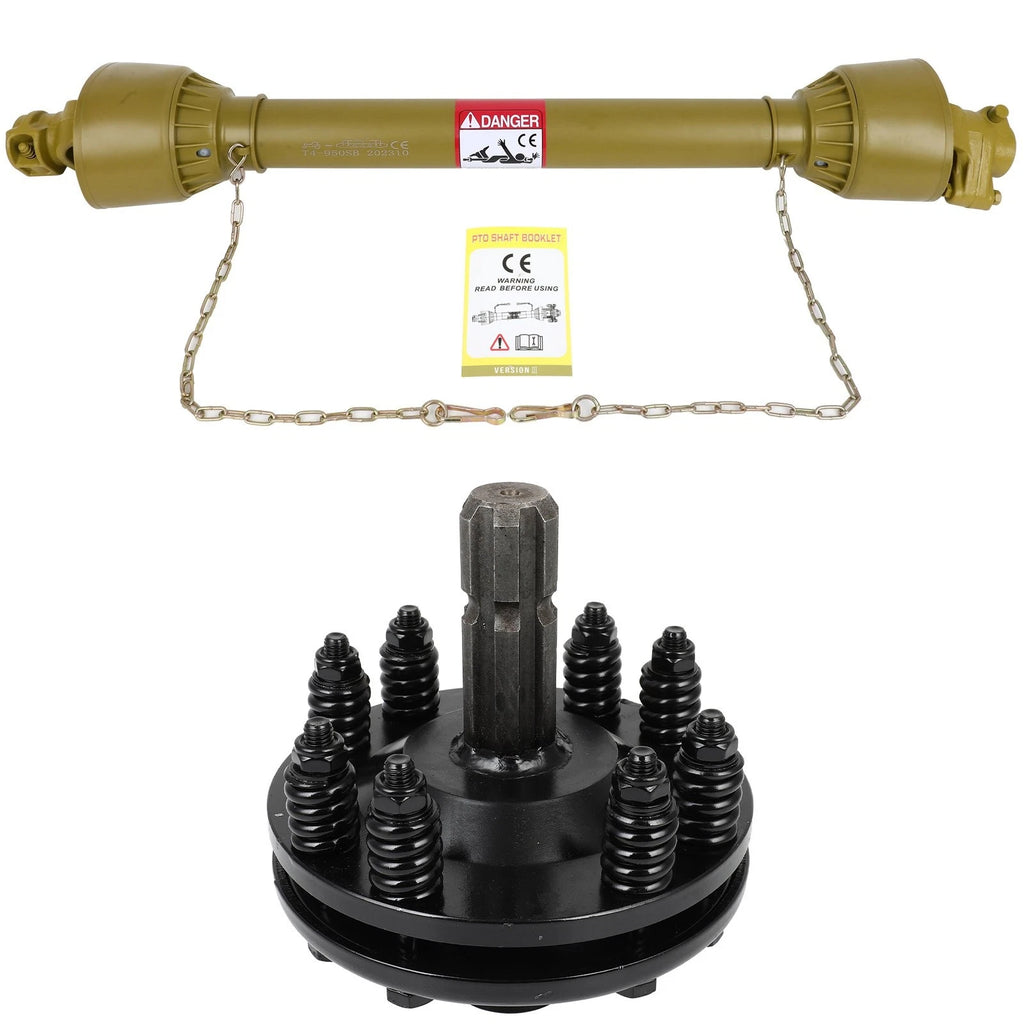 PTO Shaft with Clutch 1-3/8" x 6 Spline for Universal Tractor (Universal)