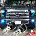 2X Ice Blue LED Fog Lamp Bulbs for Corvette C5 (1997–2004)
