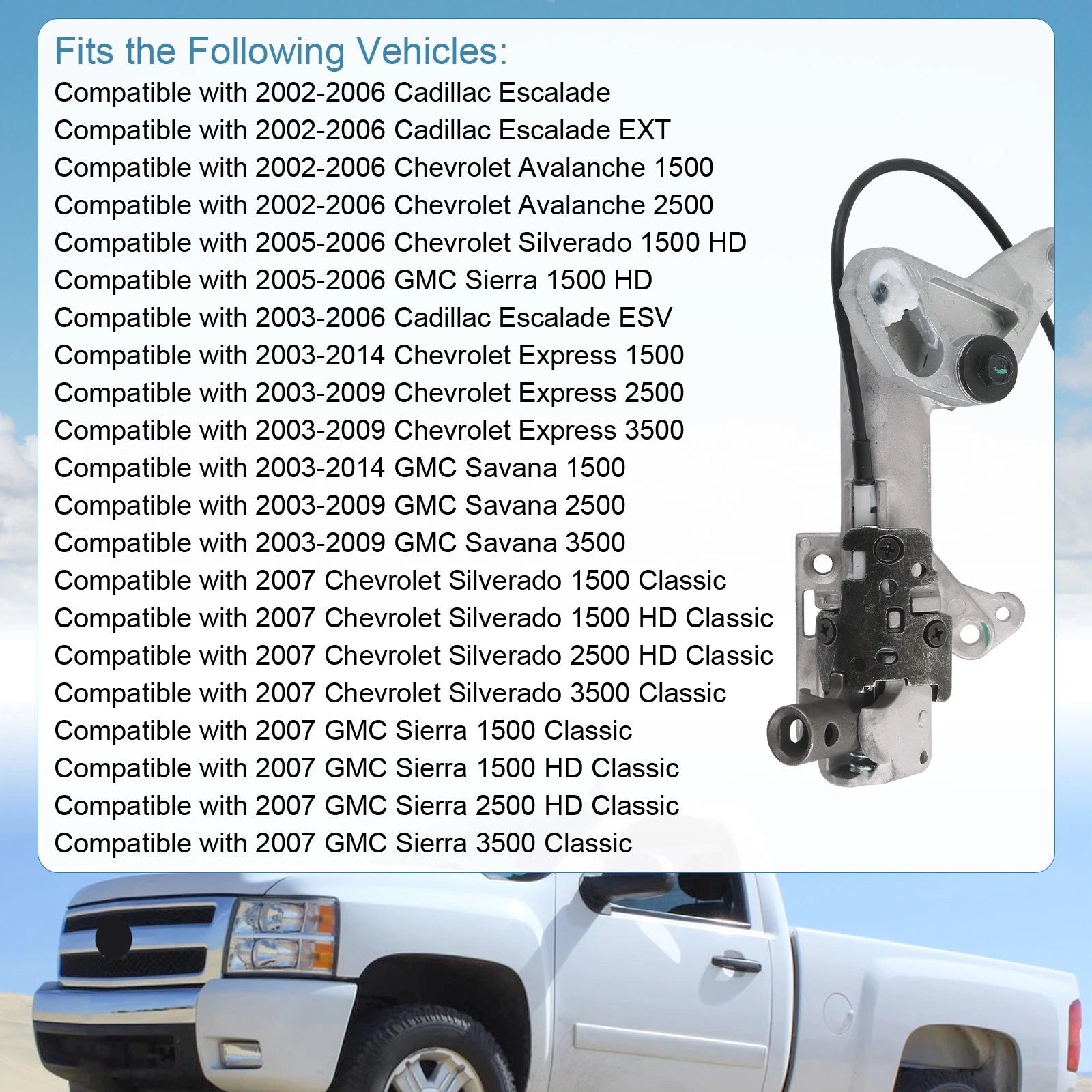 Steering Column Shift Mechanism for Chevy Blazer Silverado Suburban (1995-2002)