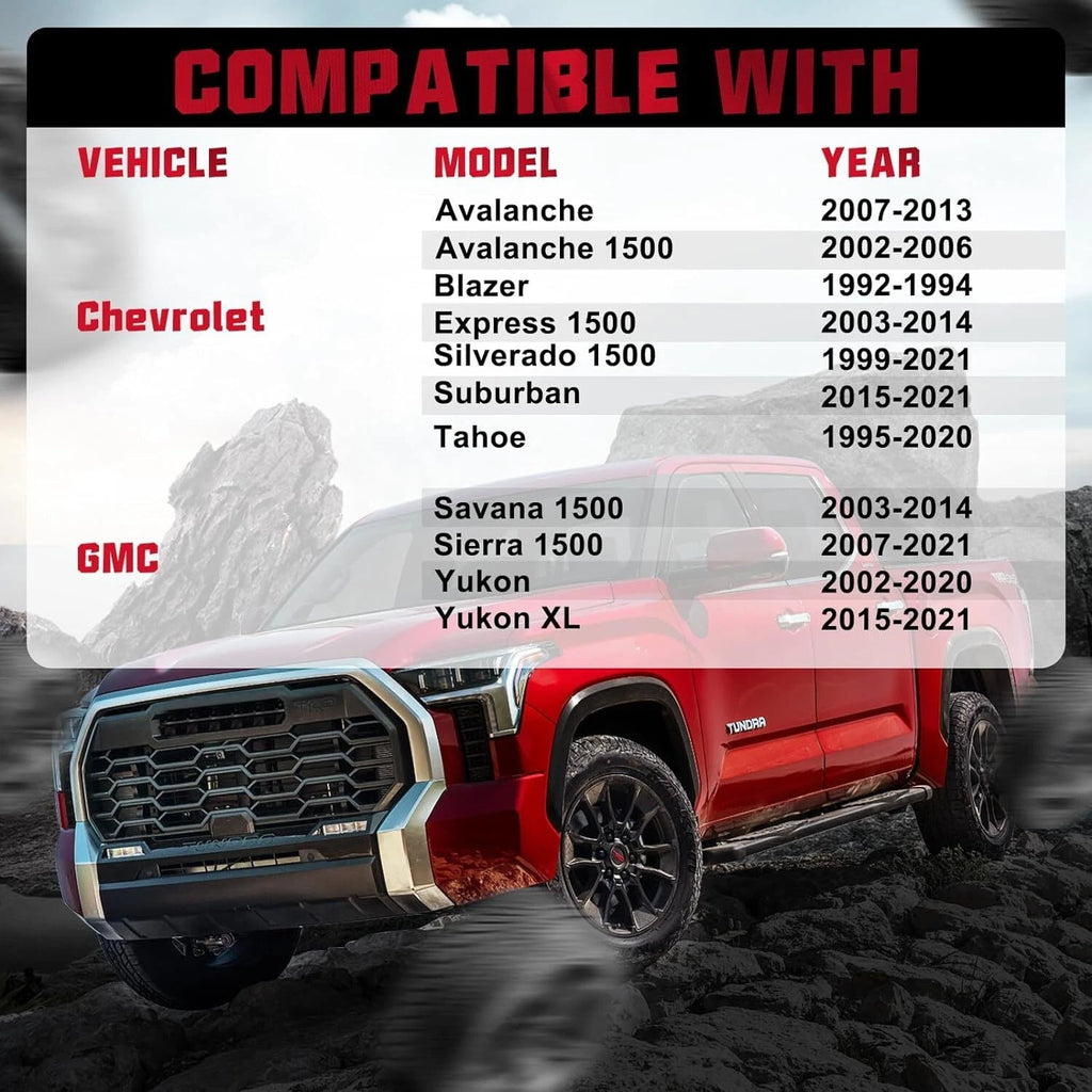 2 Inch Hubcentric Wheel Spacers for GMC K2500 (1988-1995, 1998)