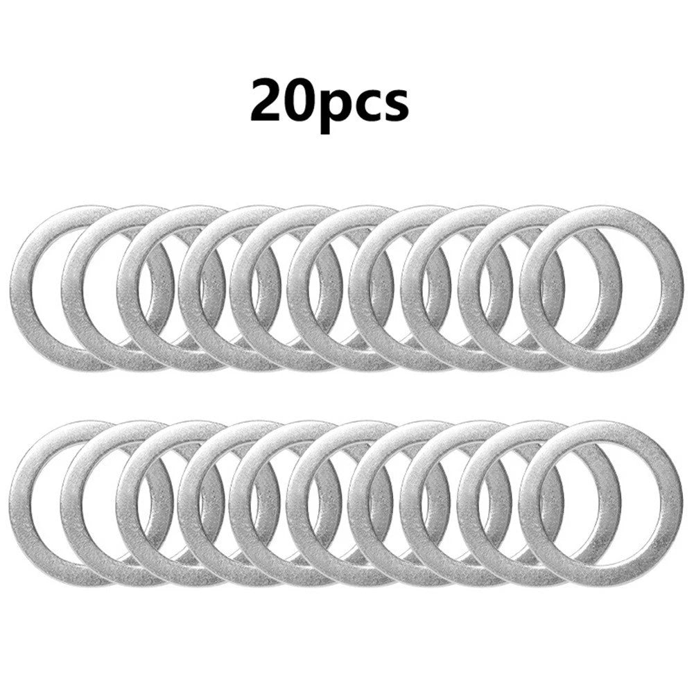 10Pcs Aluminum Bicycle Pedal Spacer Washers for Crank Cycling