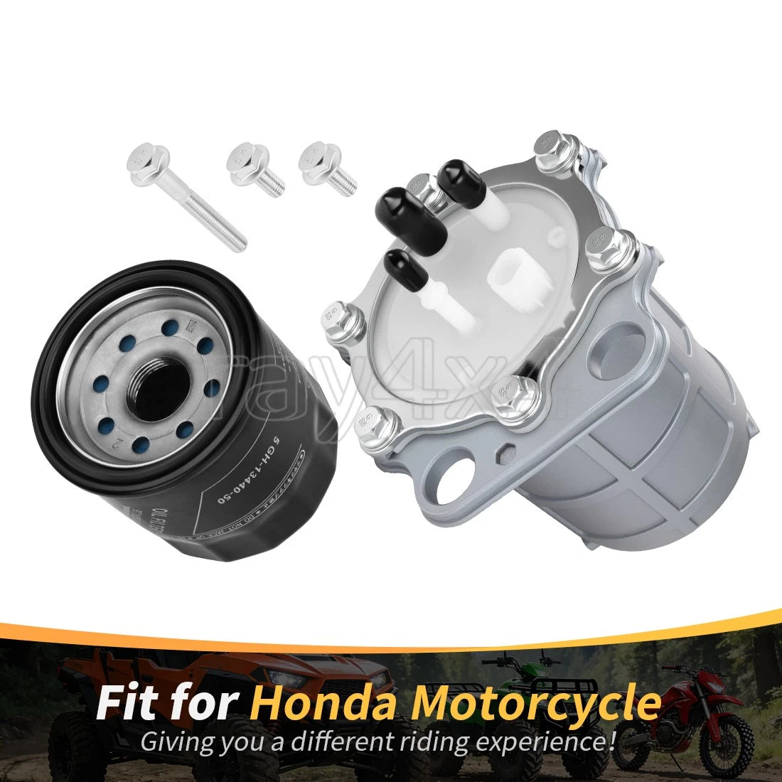 Fuel Pump & Oil Filter for Honda VT1300 VT750 (2010–2015) 16700-HN8-601
