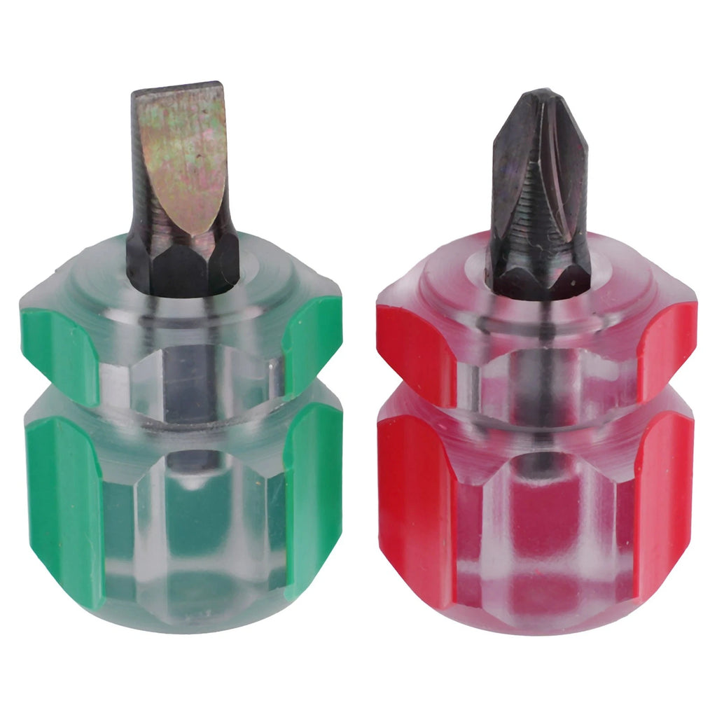 2X Small Flat Head/Cross-Head Screwdrivers for Automotive Repair Tools