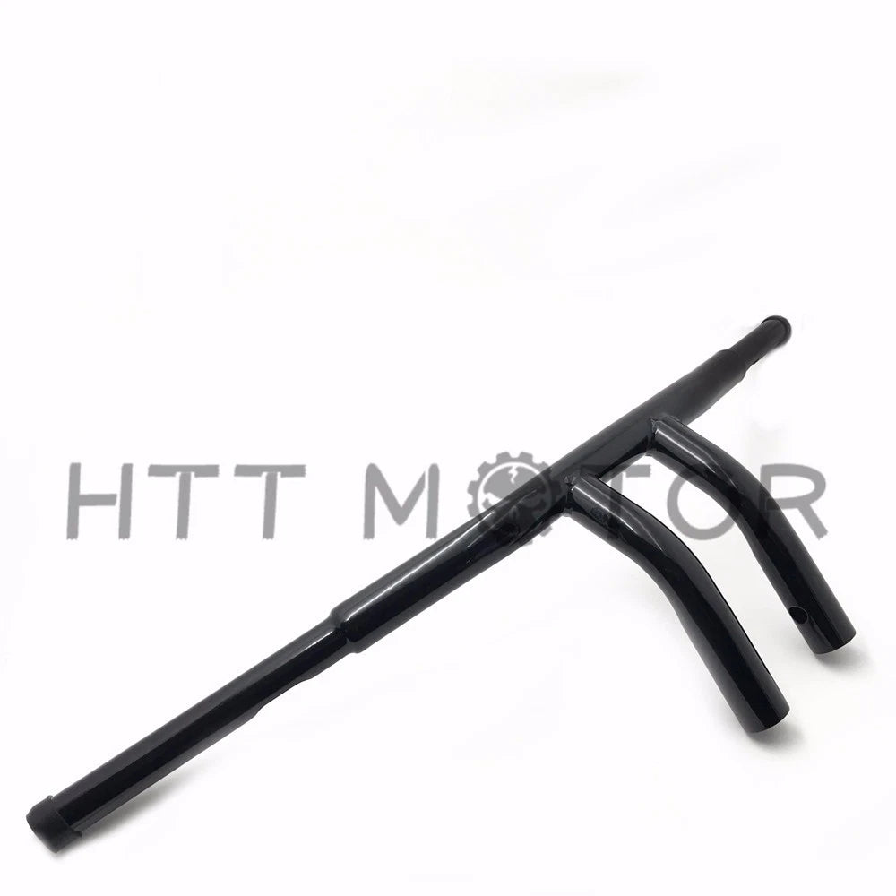 1-1/4" Flat Black 6" T-Bar Handlebars for Harley FLHR/FLHRC (2003–2013)