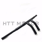 1-1/4" Flat Black 6" T-Bar Handlebars for Harley FLHR/FLHRC (2003–2013)