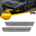 Clear Lens LED Front Side Marker Lights for Dodge Challenger (2015–2023)