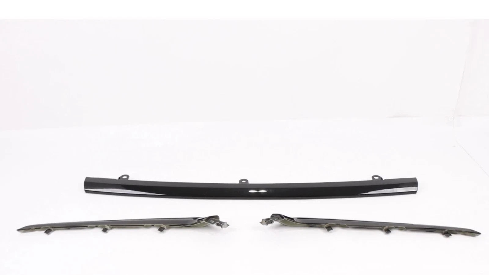 Front Grille Trim + RH LH Side Headlight Trim for Honda Pilot (2023–2025) Gloss Black