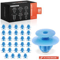 30Pcs Nylon Rocker Moulding Retainer Clips for Mitsubishi L200