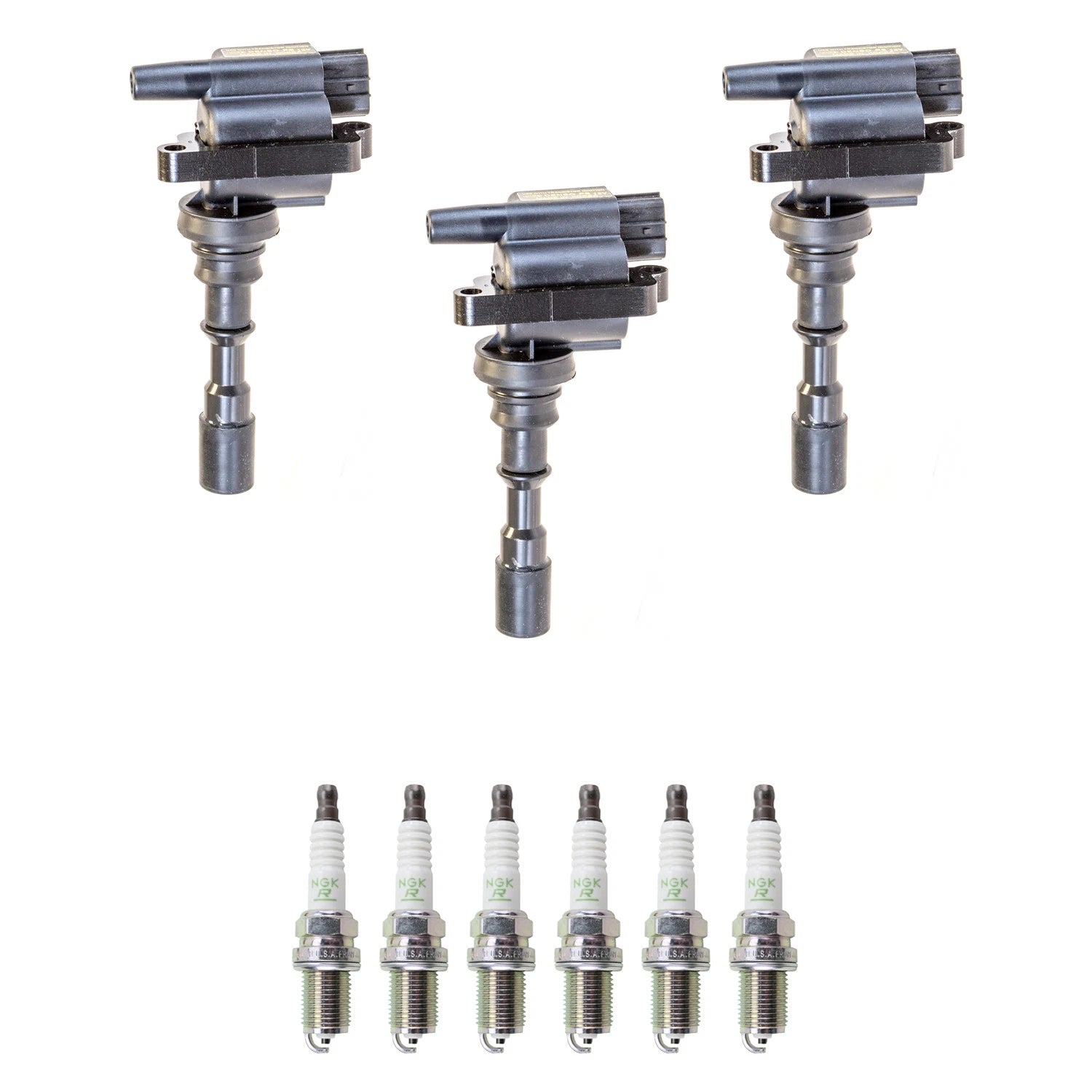 Set of 3 Ignition Coils & 6 NGK Spark Plugs for Sedona XG300 (1999–2006)
