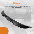 Black Spoiler Wing for BMW 1 Series E82 (2007–2013) ABS Painted