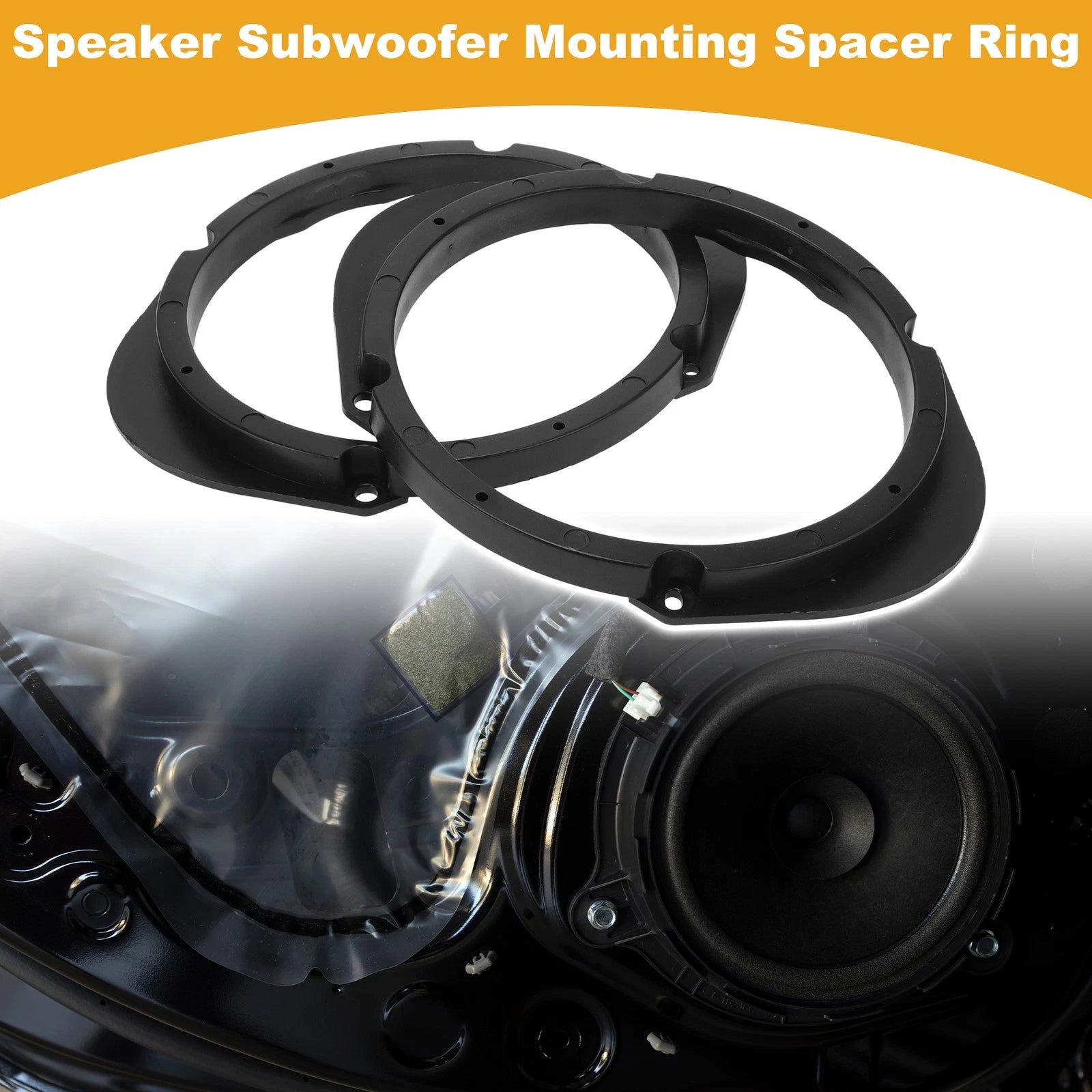 2X Speaker Spacer Ring Tweeter Adapter for Mazda 8 (2011–2015)