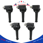 Set of 5 Ignition Coils for Volvo C30 (2007–2010) & V50 (2005–2011)