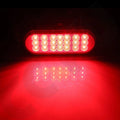 2X 6" Red LED Truck Tail Brake Light for Pickup (21 LED)