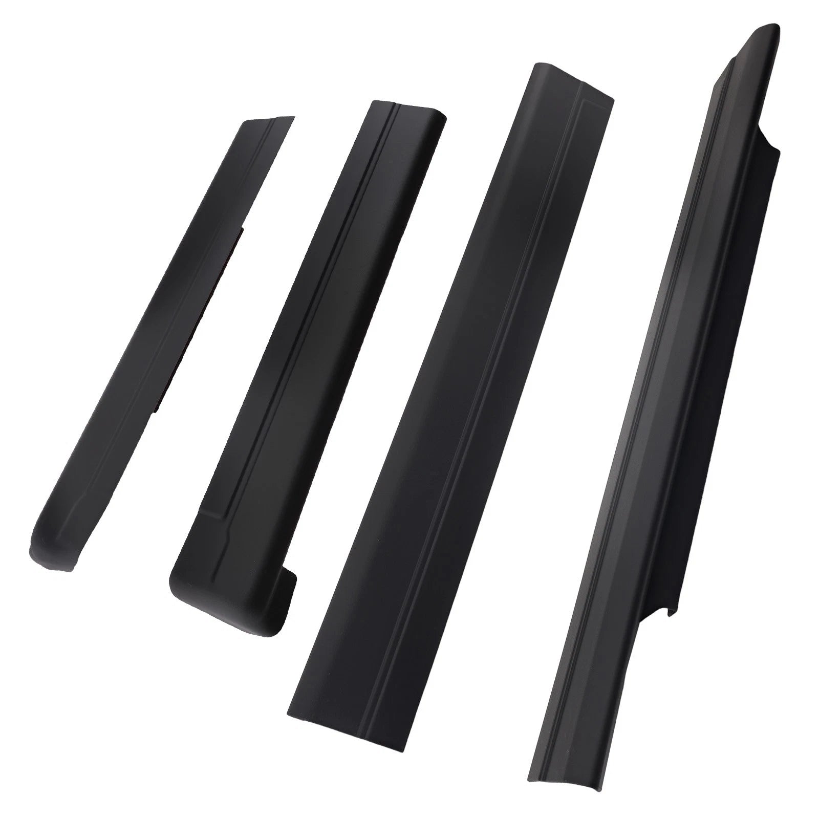 Set of 4 Rocker Panels Cover for GMC Sierra 1500 Crew Cab (1999–2007) 02RPA4501ABK