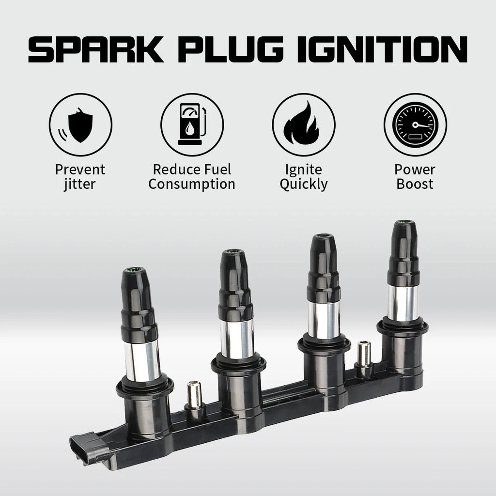 Ignition Coil Pack for Chevrolet Cruze Sonic Aveo5 1.8L L4 (2011–2016) C1646 55561655 UF620