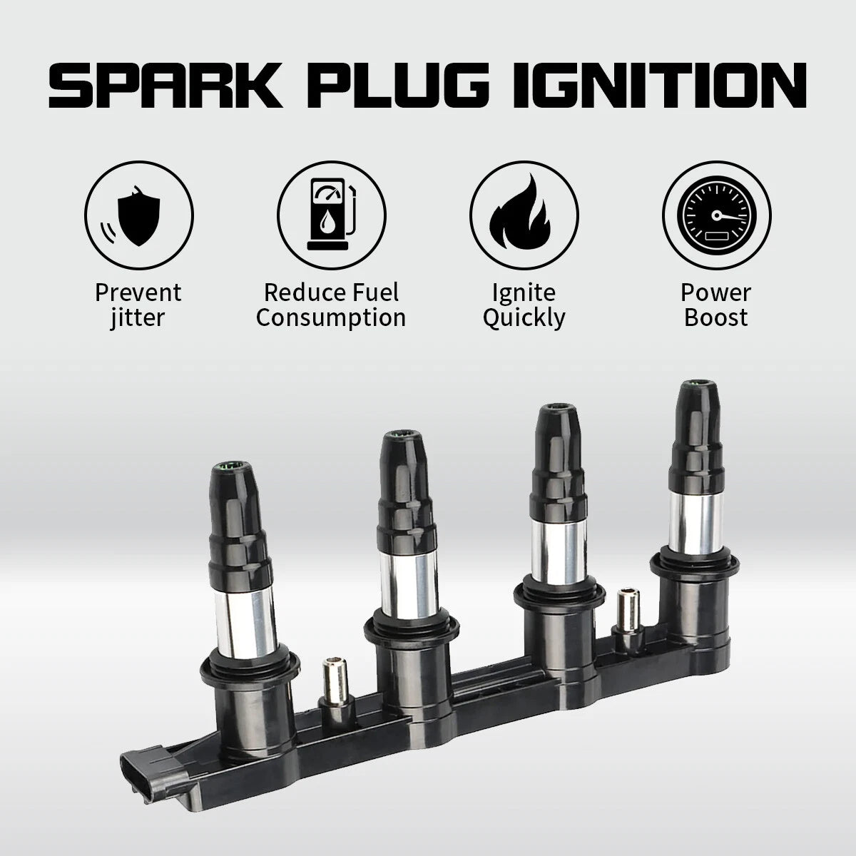 Ignition Coil Pack for Chevrolet Cruze Sonic Aveo5 1.8L L4 (2011–2016) C1646 55561655 UF620