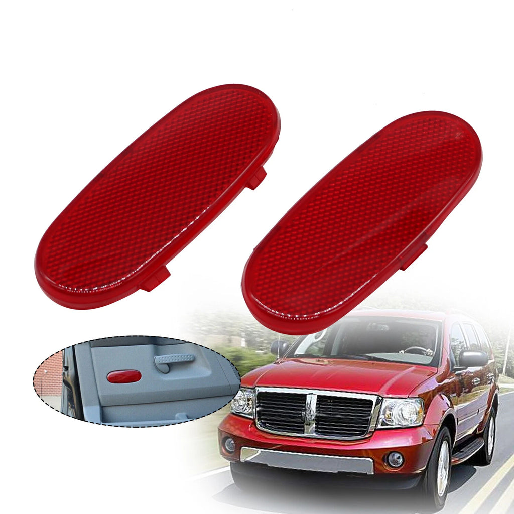 Red Panel Light Lens Cover for Dodge Ram 1500 2500 3500 (2003–2009)