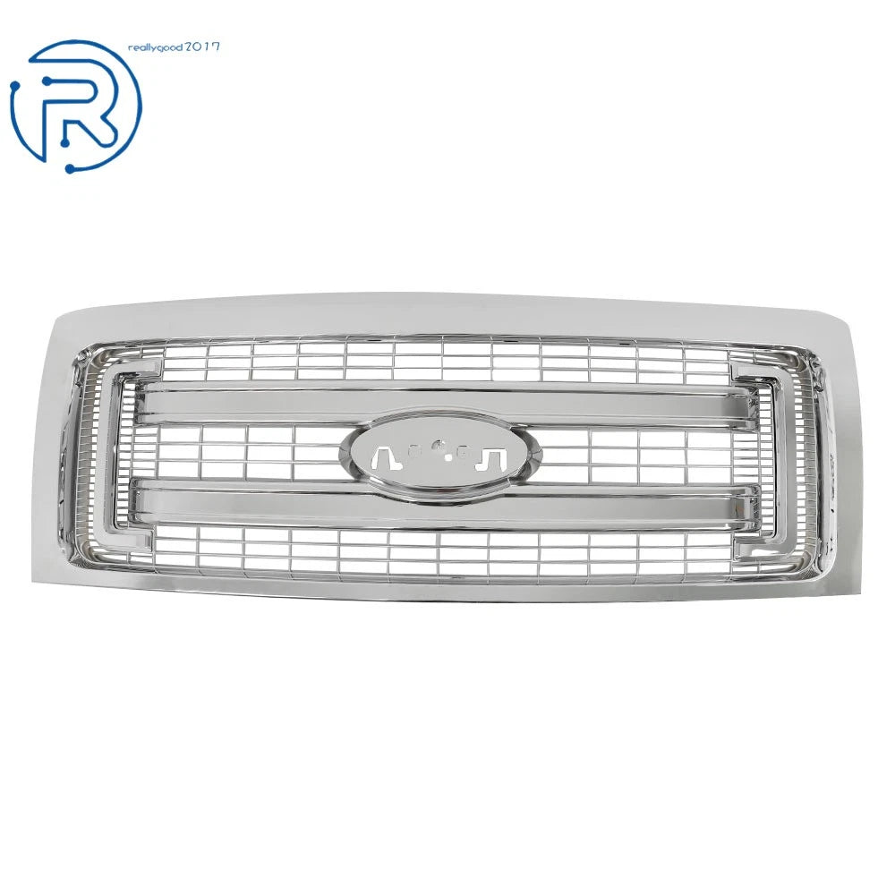 Chrome Front Upper Bumper Grille for Ford F150 (2009-2014)