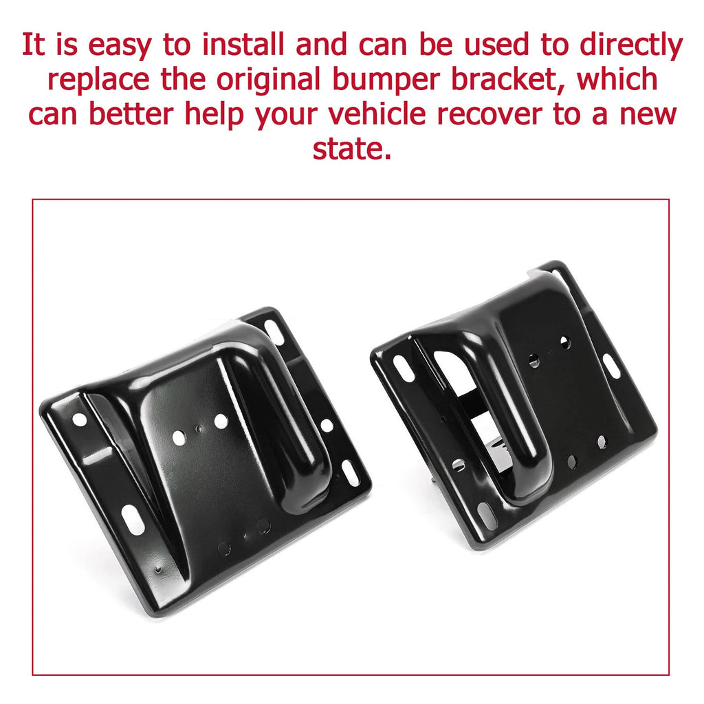 Set of 2 Front Bumper Brackets for Dodge Ram 2500 (2003–2010, 2011–2018)