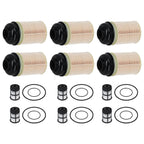 Set of 6 Diesel Filter Kits for Freightliner Detroit DD13 DD15 (Gen 5) A4720921705
