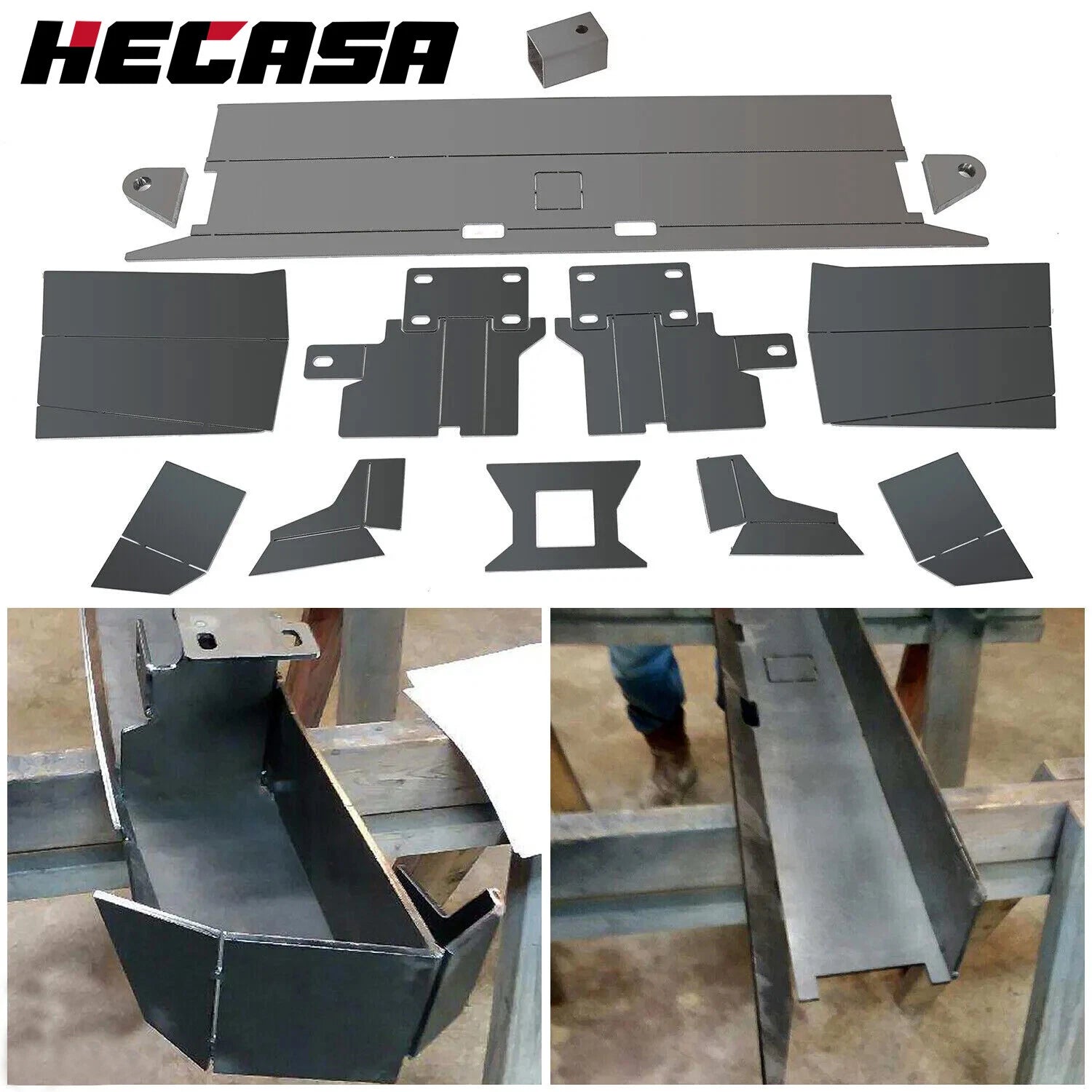 Rear Bumper Metal Kit for Jeep Cherokee XJ (1984–2001)