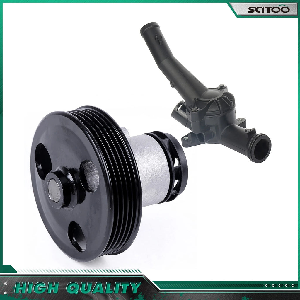 Water Pump Thermostat for VW Golf Jetta Passat Beetle Rabbit 2.5L (2006–2010) 07K121011B
