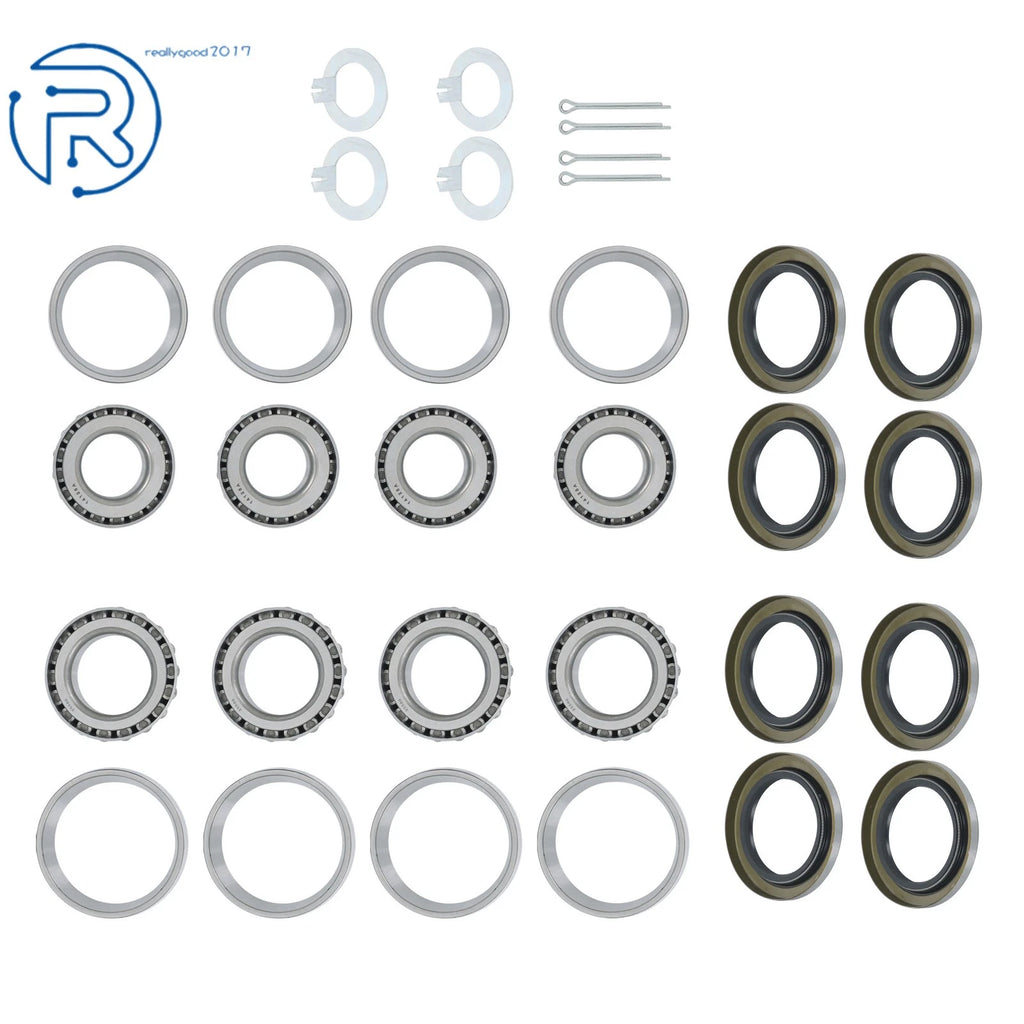 Pack of 4 Trailer Bearing Kit 25580 14125A for 5200-7000 lbs Axle (1.25"-1.75")