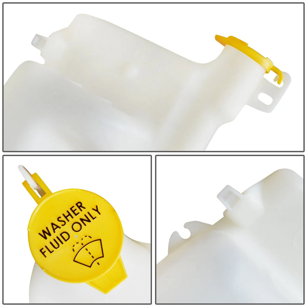 Windshield Washer Fluid Reservoir Tank Bottle w/ Pump for Jeep Compass (2017–2020)