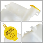 Windshield Washer Fluid Reservoir Tank Bottle w/ Pump for Jeep Compass (2017–2020)