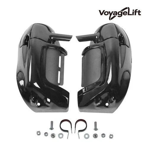 VoyageLift Lower Vented Leg Fairing Speaker Pods for Harley Road Street (2014–2023)