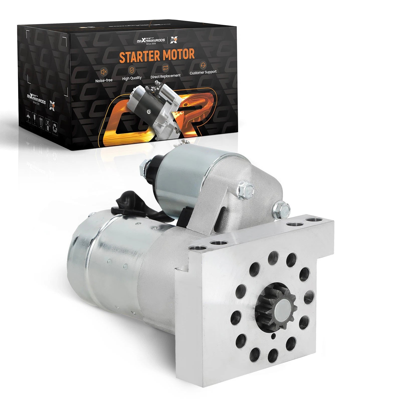 High Torque Starter for Chevy SBC BBC (153/168 Tooth Flywheel)