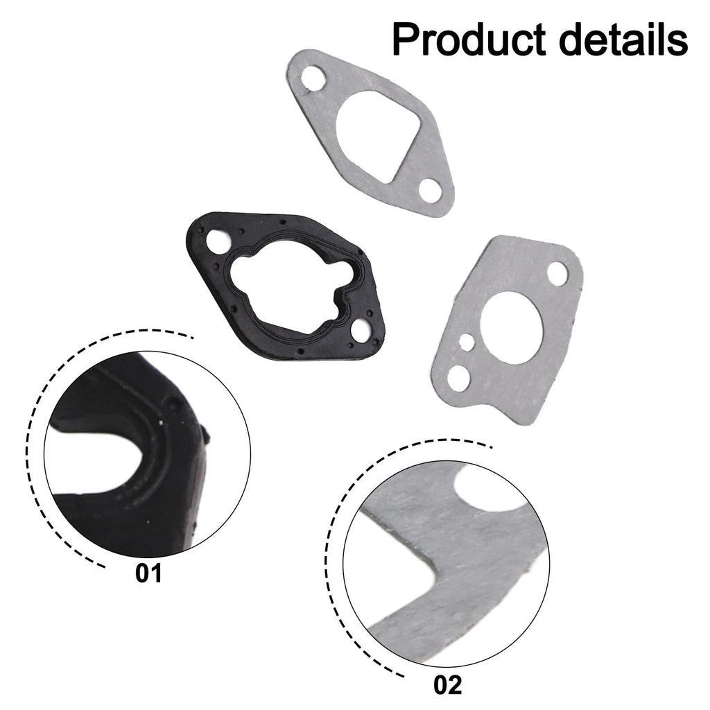 Set of 4 Carburetor Gaskets for Garden Engine
