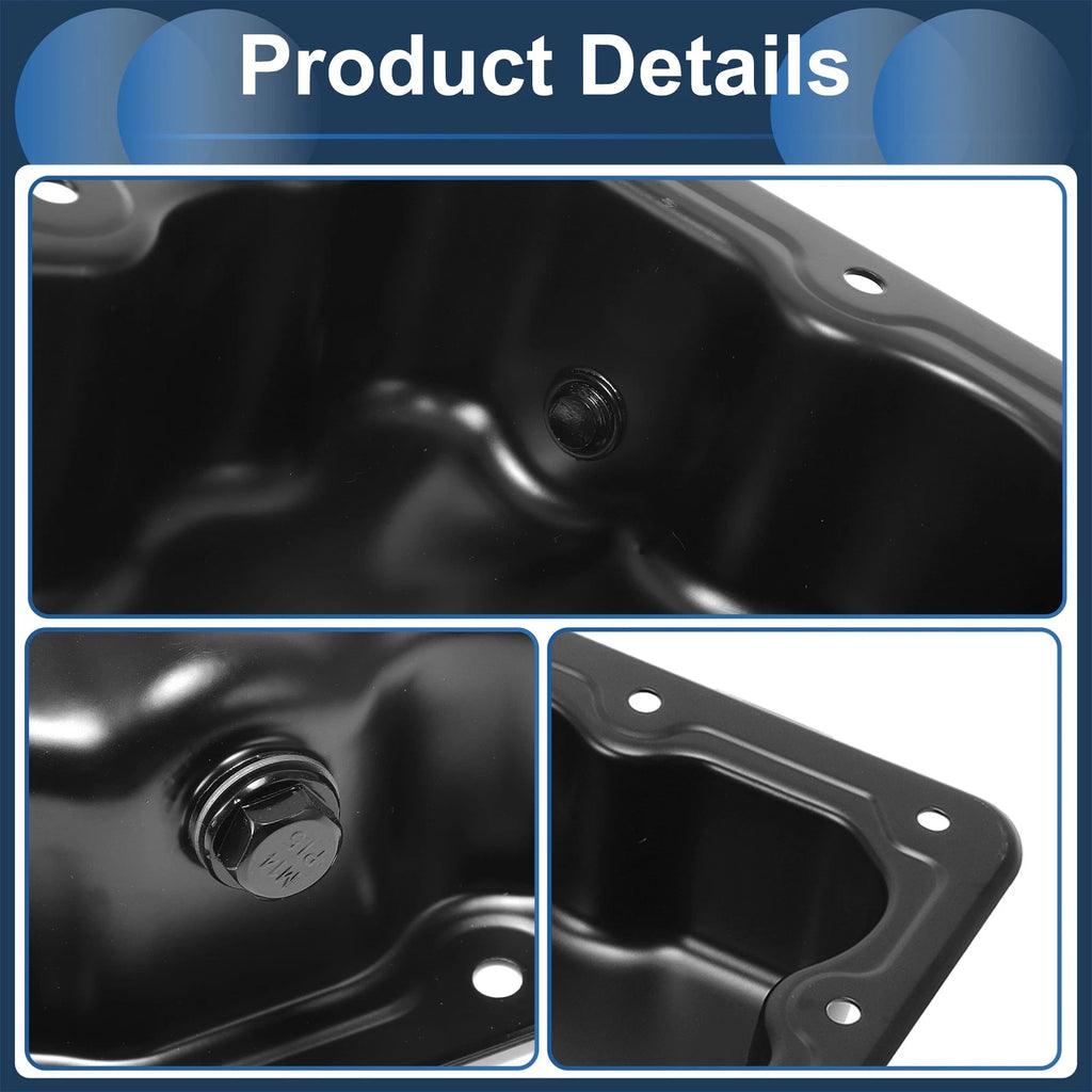 1 Pc Engine Oil Pan BC3Z6695B for Ford F250 Super Duty (2011–2025) Iron Black