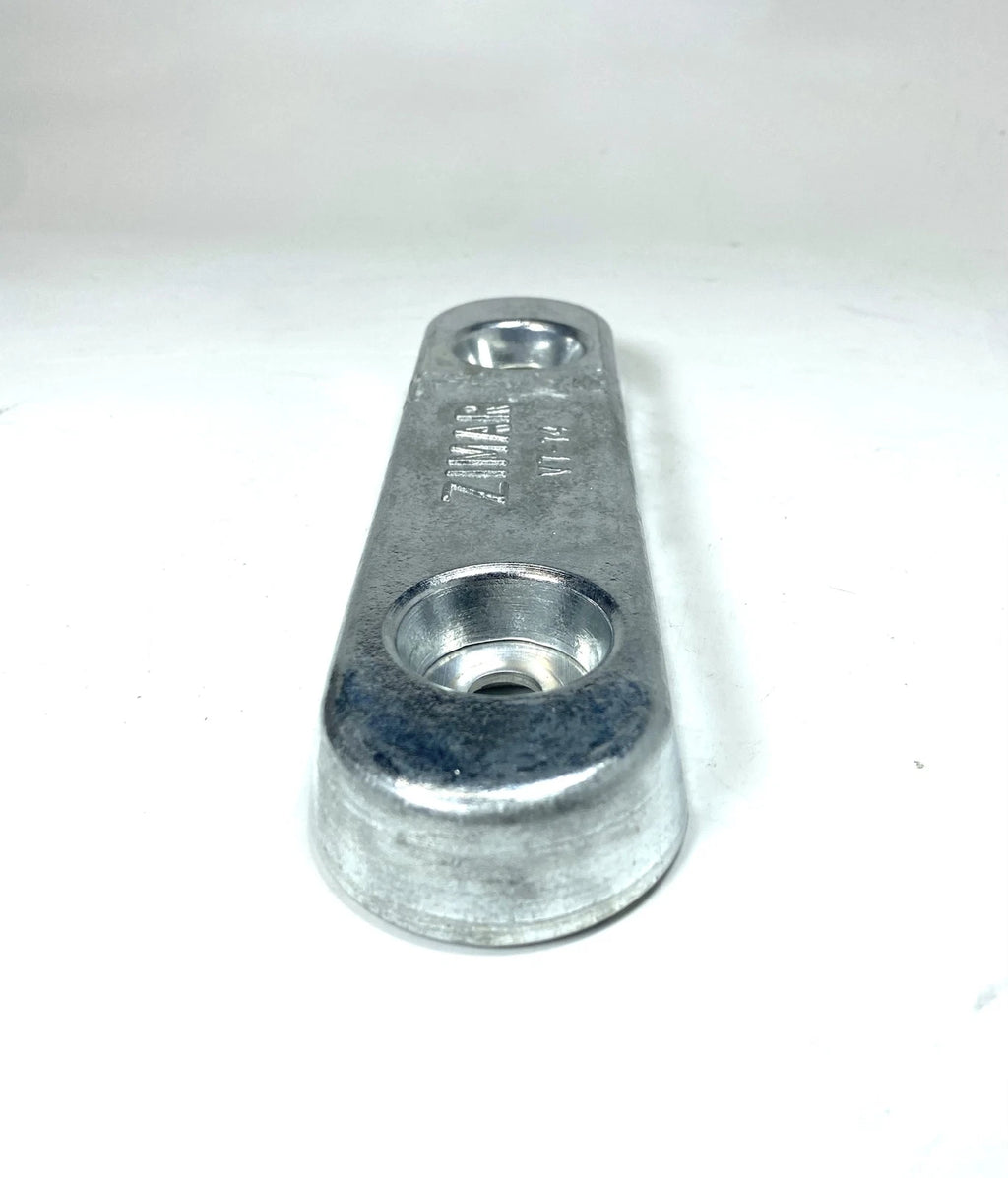 Zimar VT-14 Zinc Bolt On Drilled Plate Anode Bar 9'' for Automotive