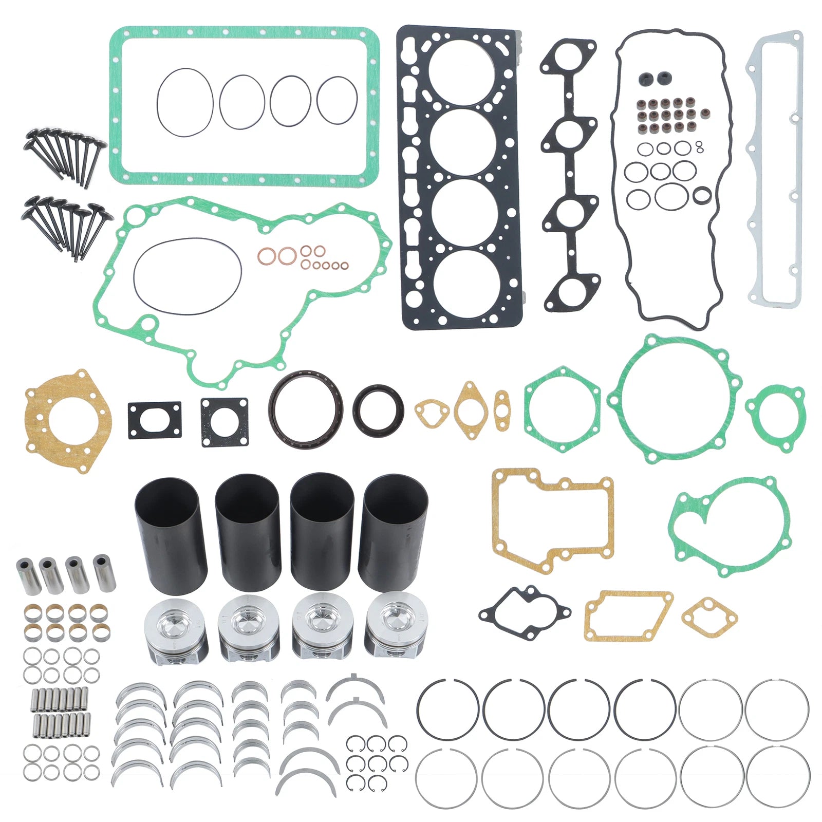 Overhaul Rebuild Kit for Kubota M105S V3800 Engine