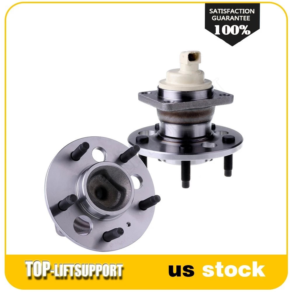 2X Rear Wheel Hub & Bearing Assembly for Chevrolet Malibu, Buick Lucerne, Pontiac