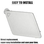 Tow Hook Cover Front Bumper for BMW 5 Series F10 Sedan Silver Tone