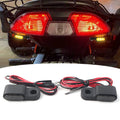 Mini Motorcycle LED Turn Signal Lights Amber Blinker