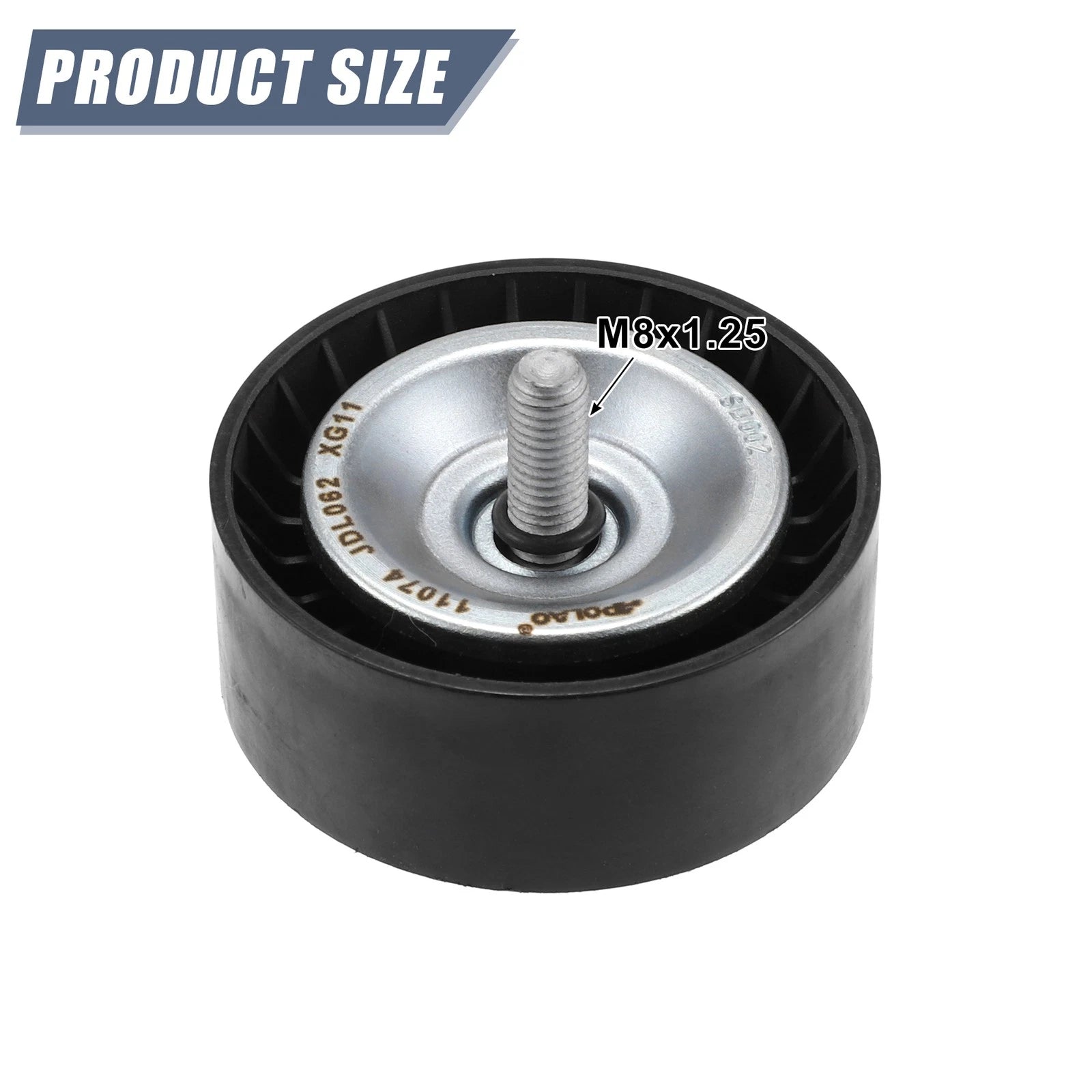 Drive Belt Idler Pulley for Mercedes-Benz C 250 (2012–2015) 0002021719