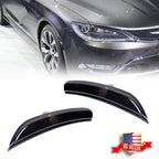Set of 2 Smoked Lens Front Bumper Side Marker Lights for Chrysler 200 (2015–2017)