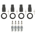 Set of 4 NGK Ruthenium HX Spark Plugs & Coil Boots for Optima Sonata Rondo