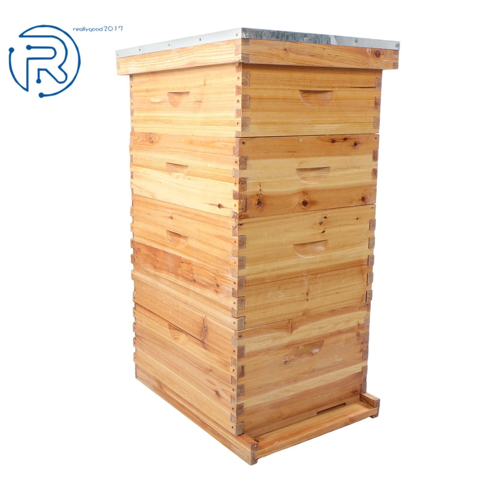 Set of 4 Beehive Frames for Bee Hive (Compatible with 8 Frame Models)