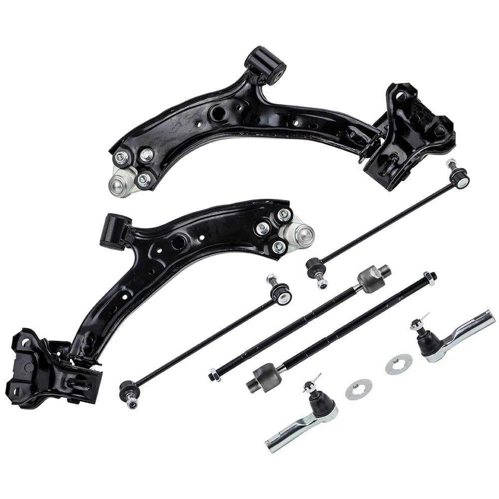 8pcs Front Lower Control Arm Sway Bar Tie Rods for Honda CR-V (2007–2011)