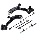 8pcs Front Lower Control Arm Sway Bar Tie Rods for Honda CR-V (2007–2011)