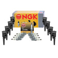 Set of 8 NGK Ignition Coils & G-Power Spark Plugs for Ford Lincoln Mercury V8
