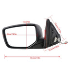 Rearview Mirror for Honda Accord (2013-2016) Black Left Side