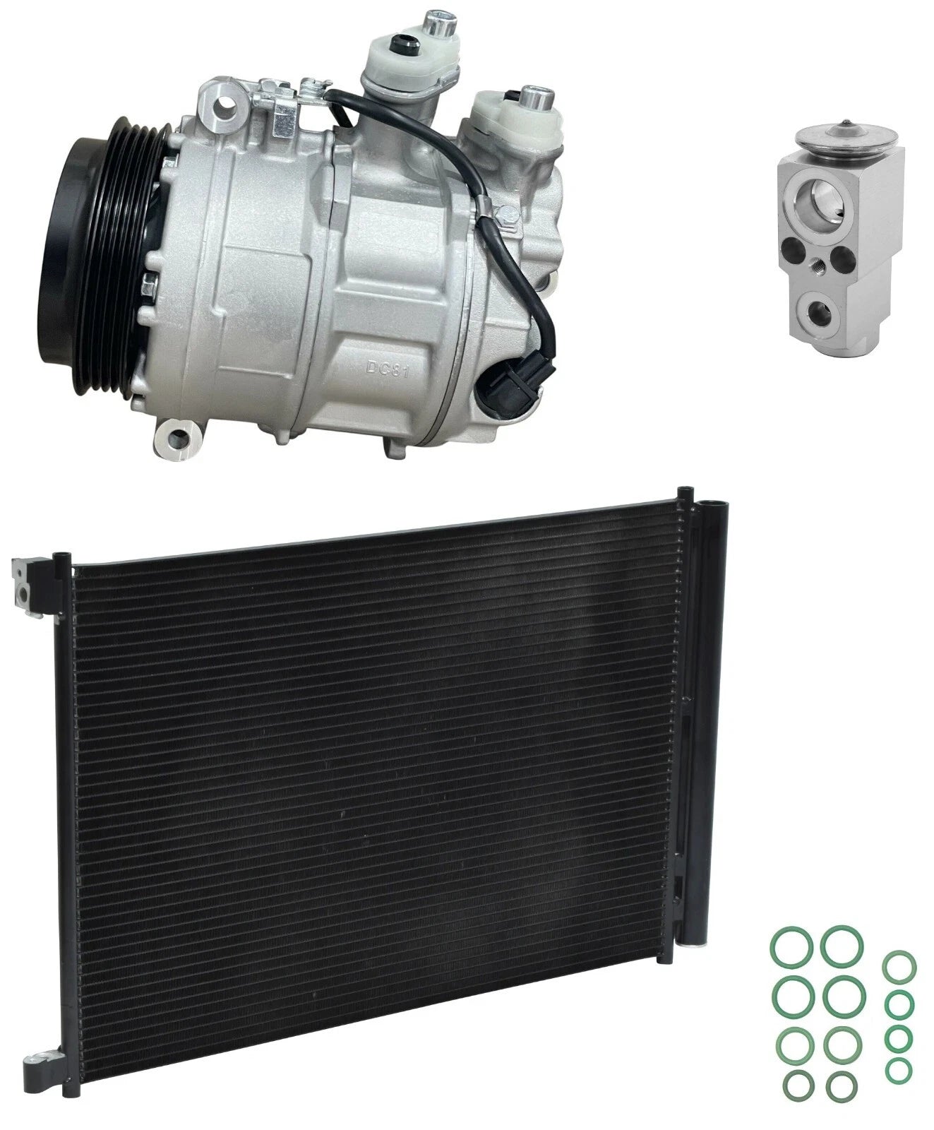 AC Compressor Kit With Condenser for Mercedes C63 AMG (2019–2019)