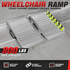 29" x 2' Aluminum Wheelchair Ramp - 880 lbs Capacity