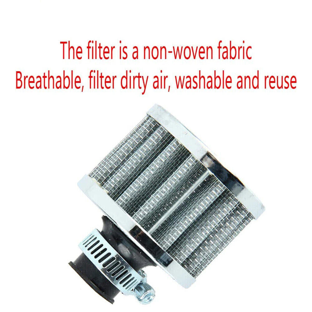 2X Cold Air Intake Filter for Turbo Vent Crankcase Valve Cover (2010–2023)